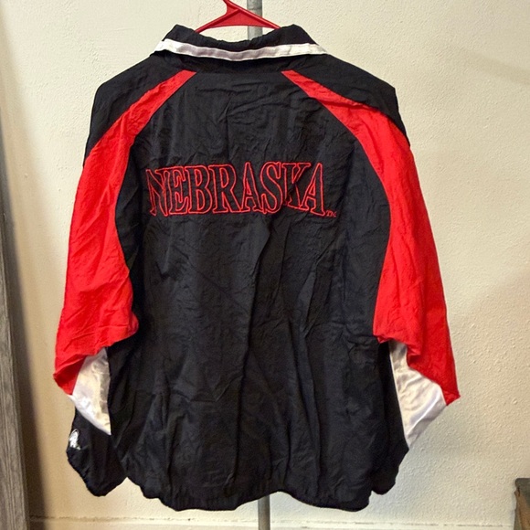 Vintage 90s Nebraska Huskers Windbreaker Jacket Size Medium - Picture 4 of 4
